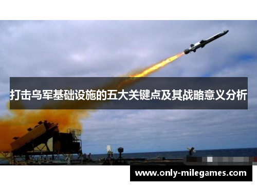 打击乌军基础设施的五大关键点及其战略意义分析
